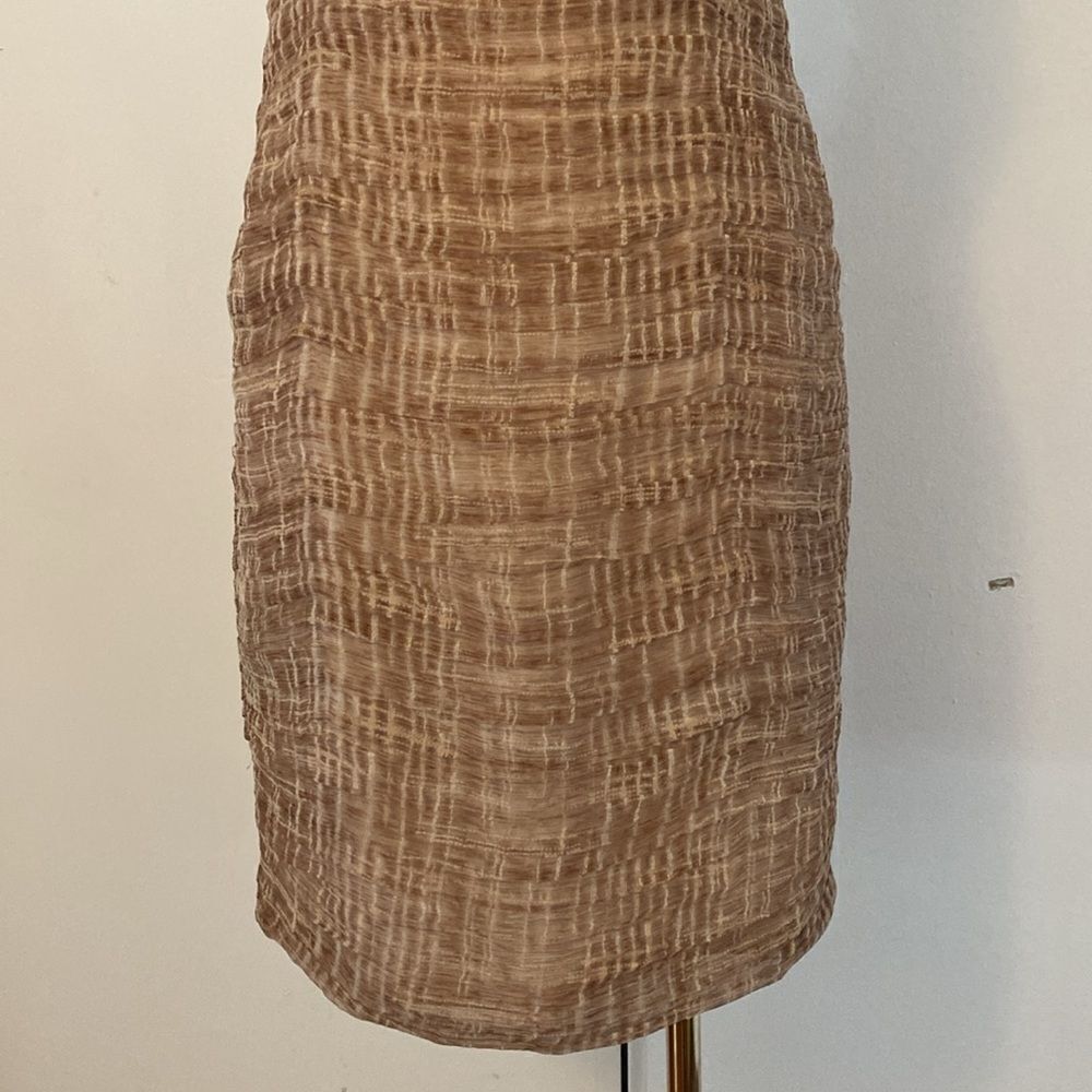 Alice & Olivia Ginger Ruched Chiffon Silk Mini Dress Size 4 - Picture 5 of 15